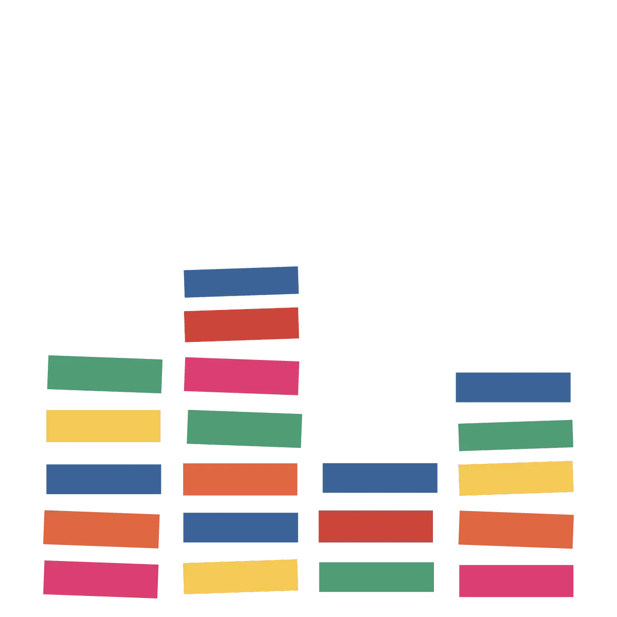 Colourful branded blocks for La Slague's 2018-2019 season