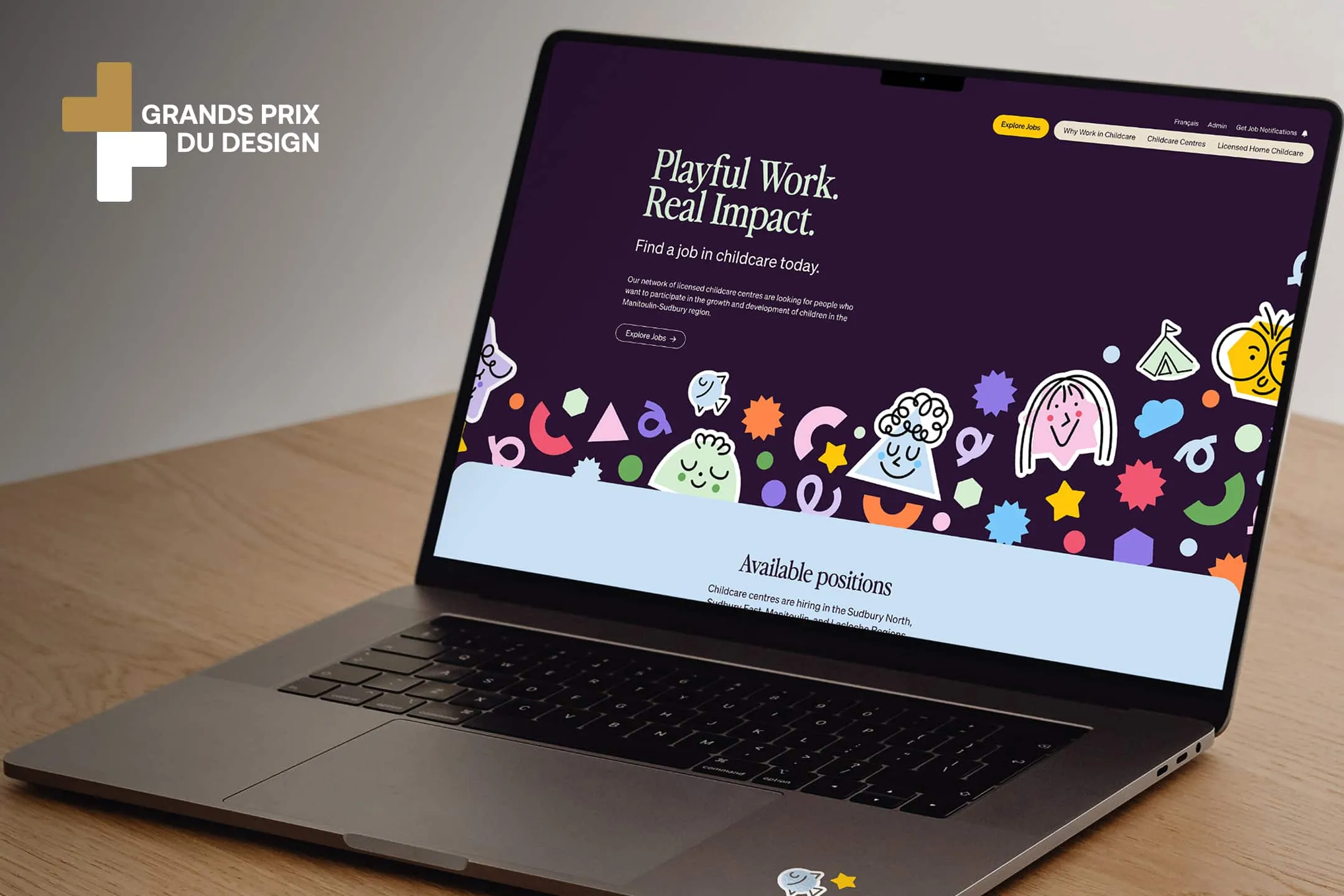 Playful Work. Real Impact. takes home Gold and Silver at the GRANDS PRIX DU DESIGN Awards