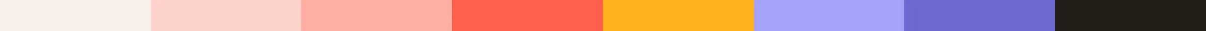 Colourful colour palette