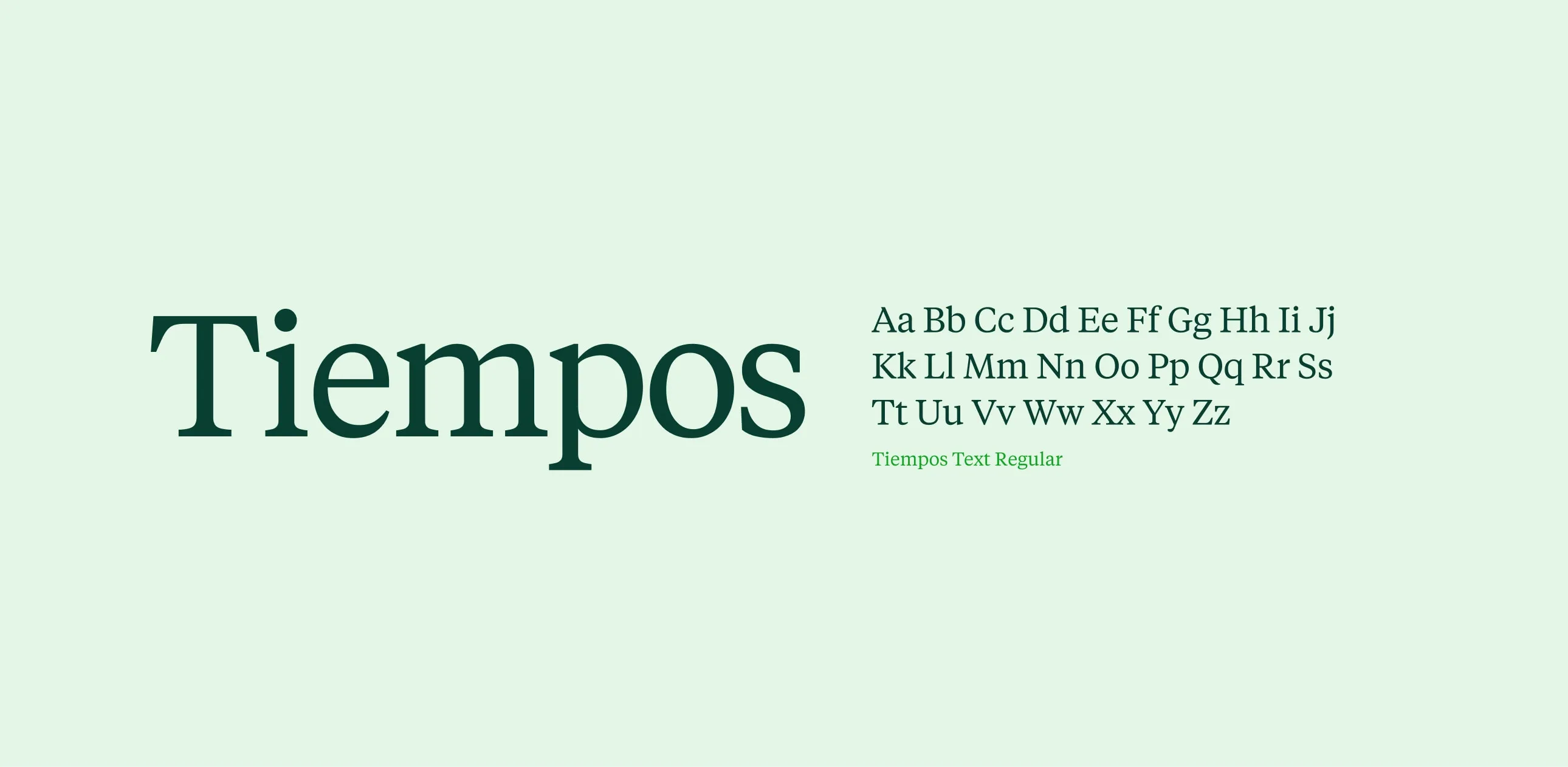 SEMEL OHT Brand typeface Tiempos