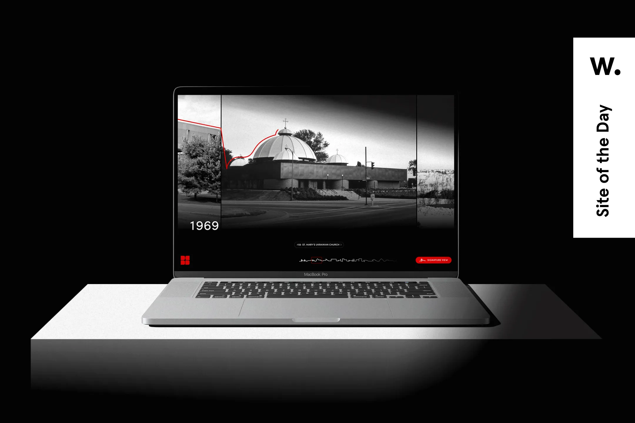 BSA 60 Site of the Day website featured on laptop