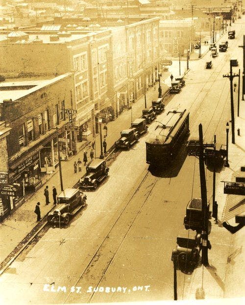 Elm Street looking West in 1936
