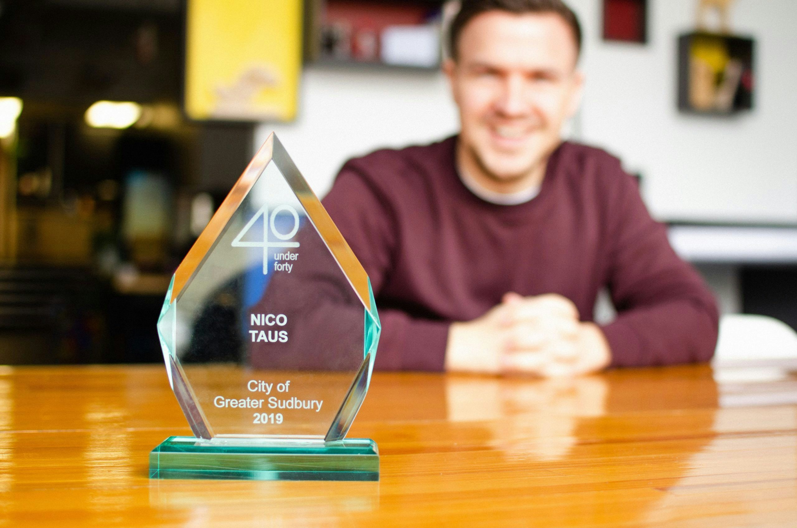 Our Creative Director Receives 40 Under Forty Award