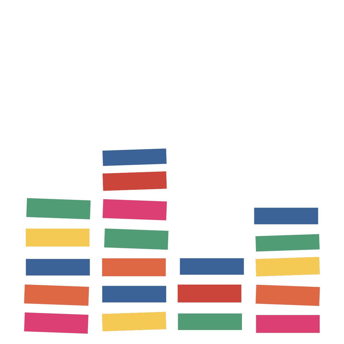Colourful branded blocks for La Slague's 2018-2019 season