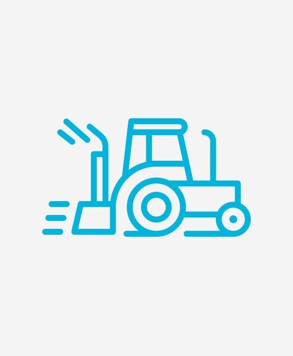 Custom Snow Squad illustration of tractor 