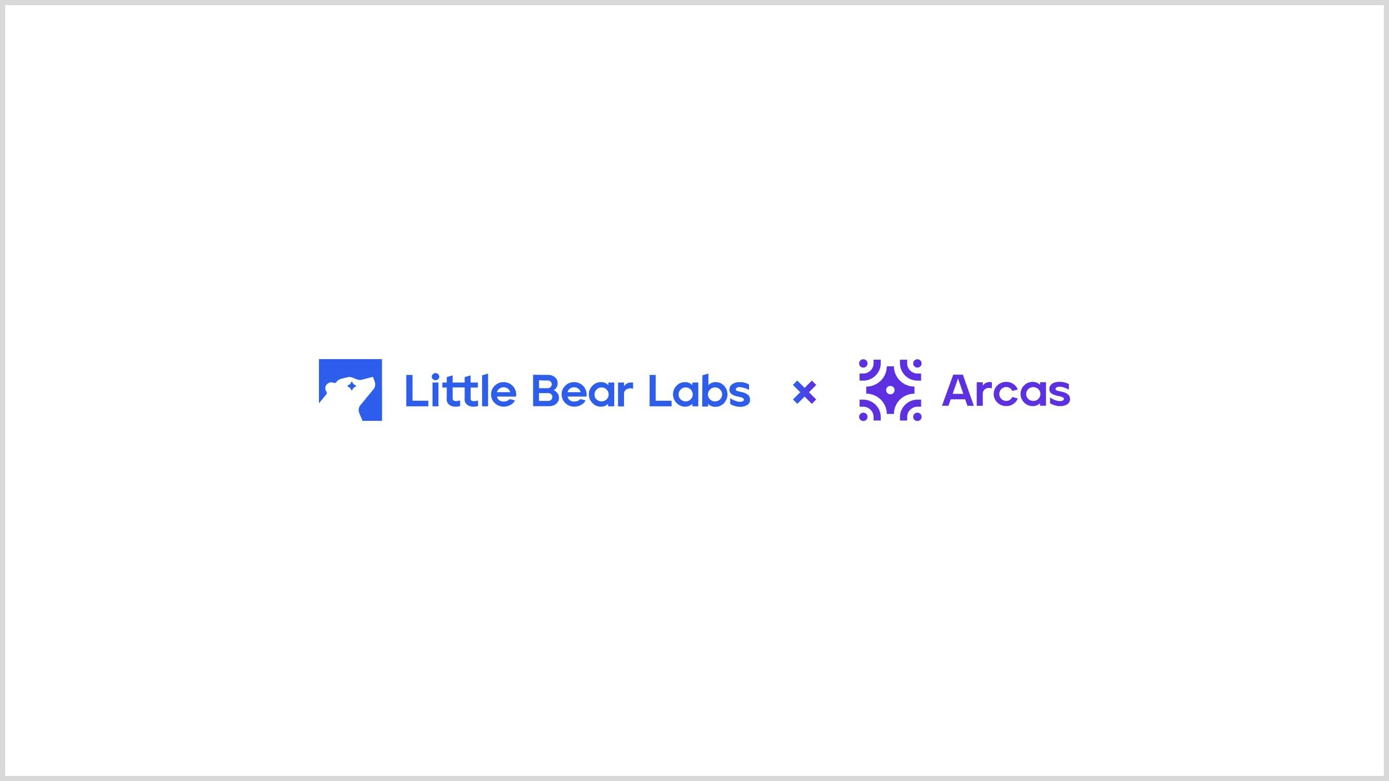 Grouping of Little Bear Labs and Arcas logos