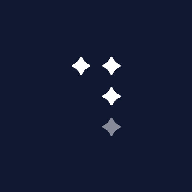 Configuration of branded star elements