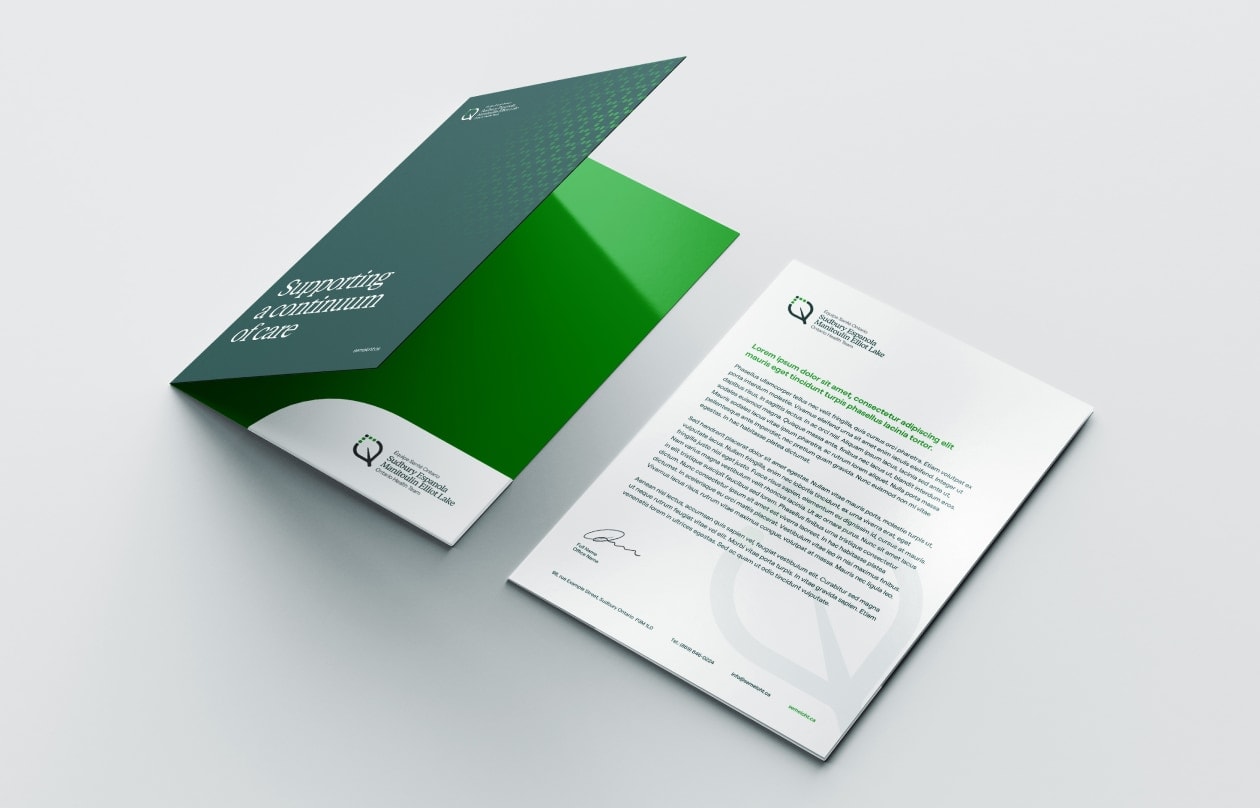 SEMEL branded folder and letterhead