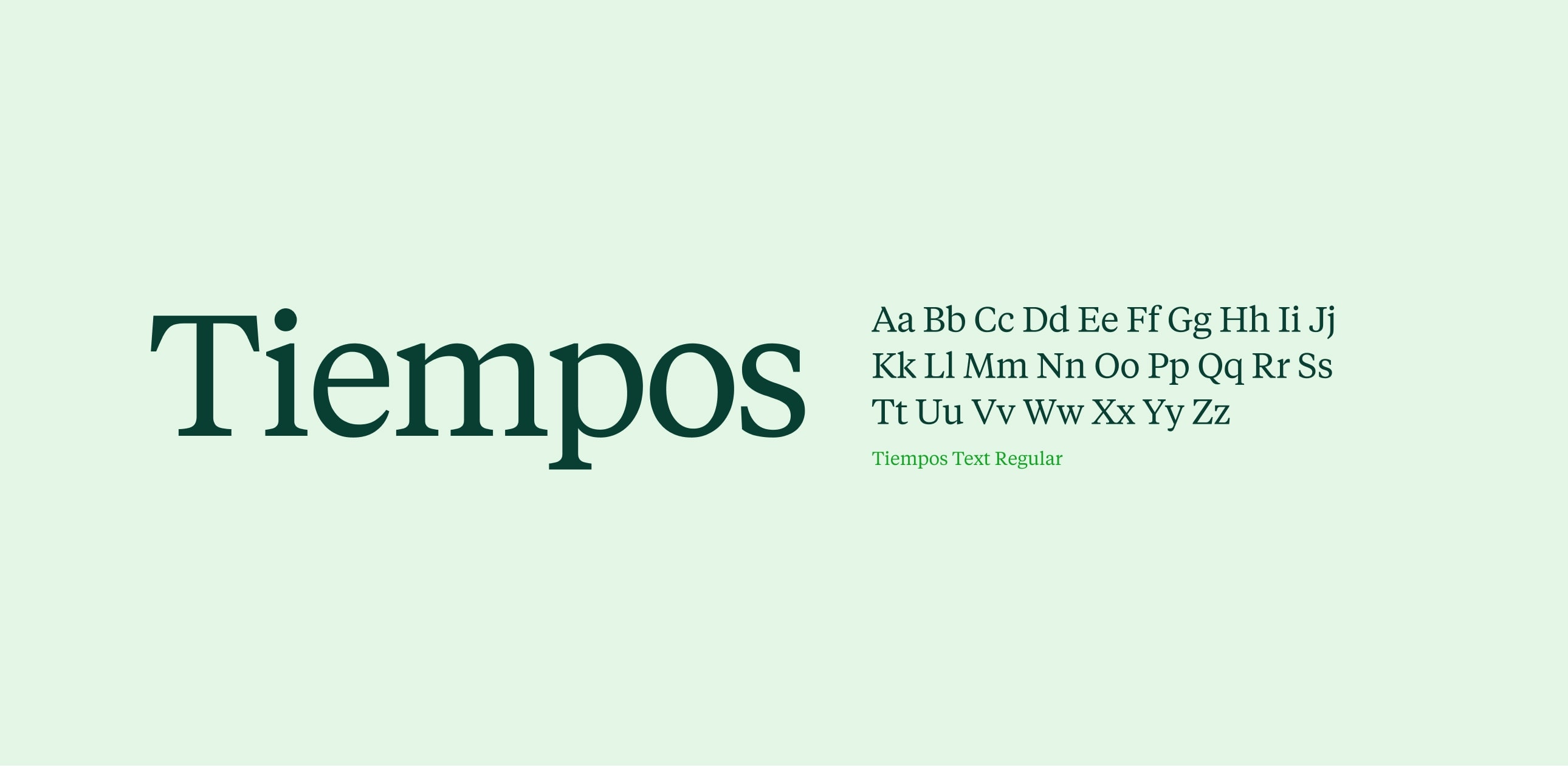 SEMEL OHT Brand typeface Tiempos