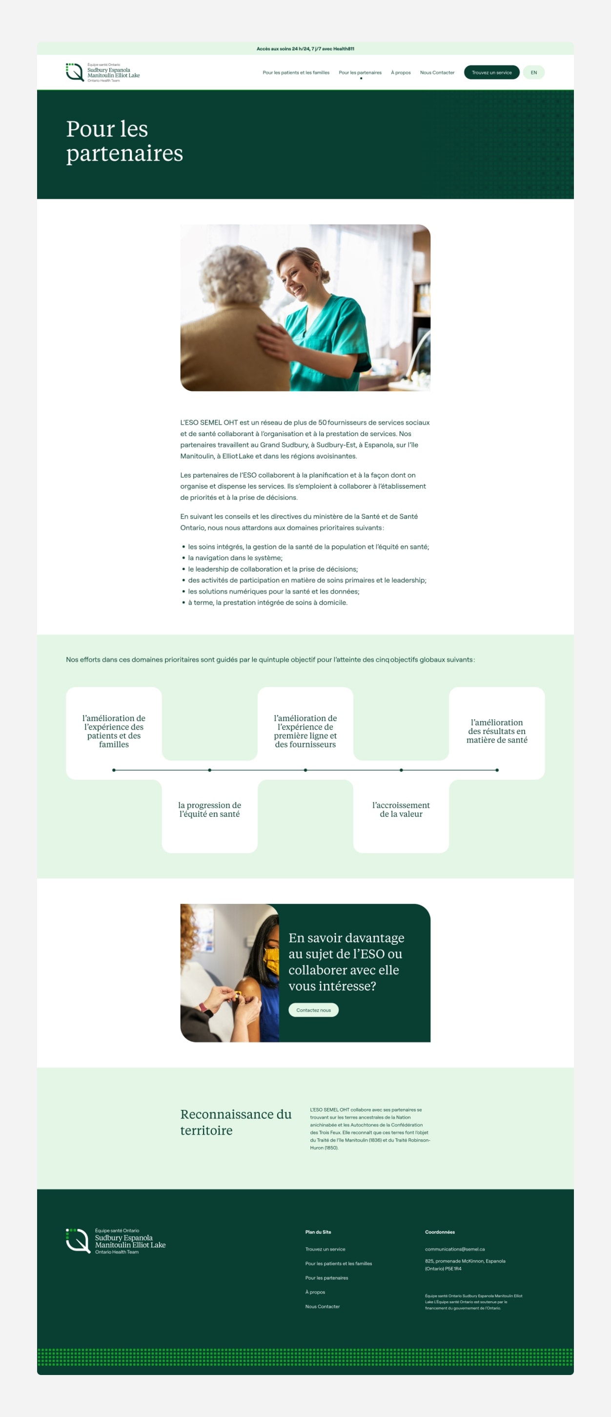 For Partners page on SEMEL OHT website