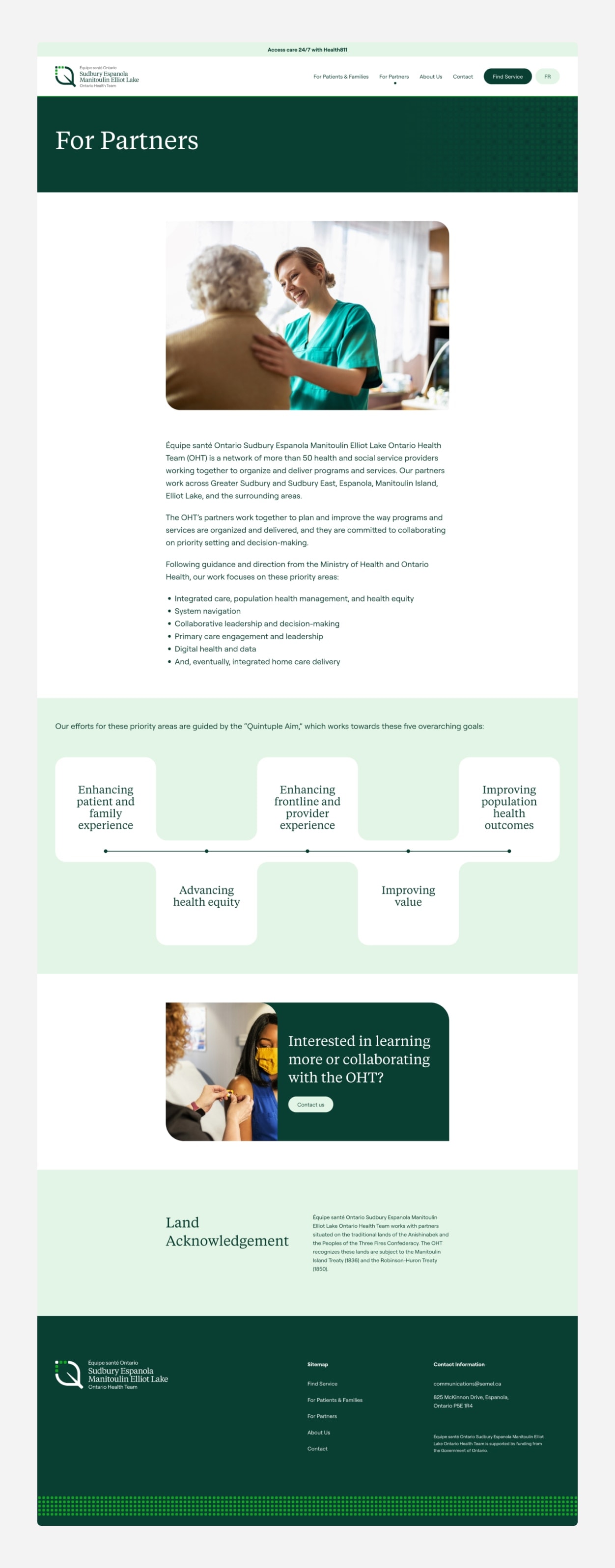 For Partners page on SEMEL OHT website