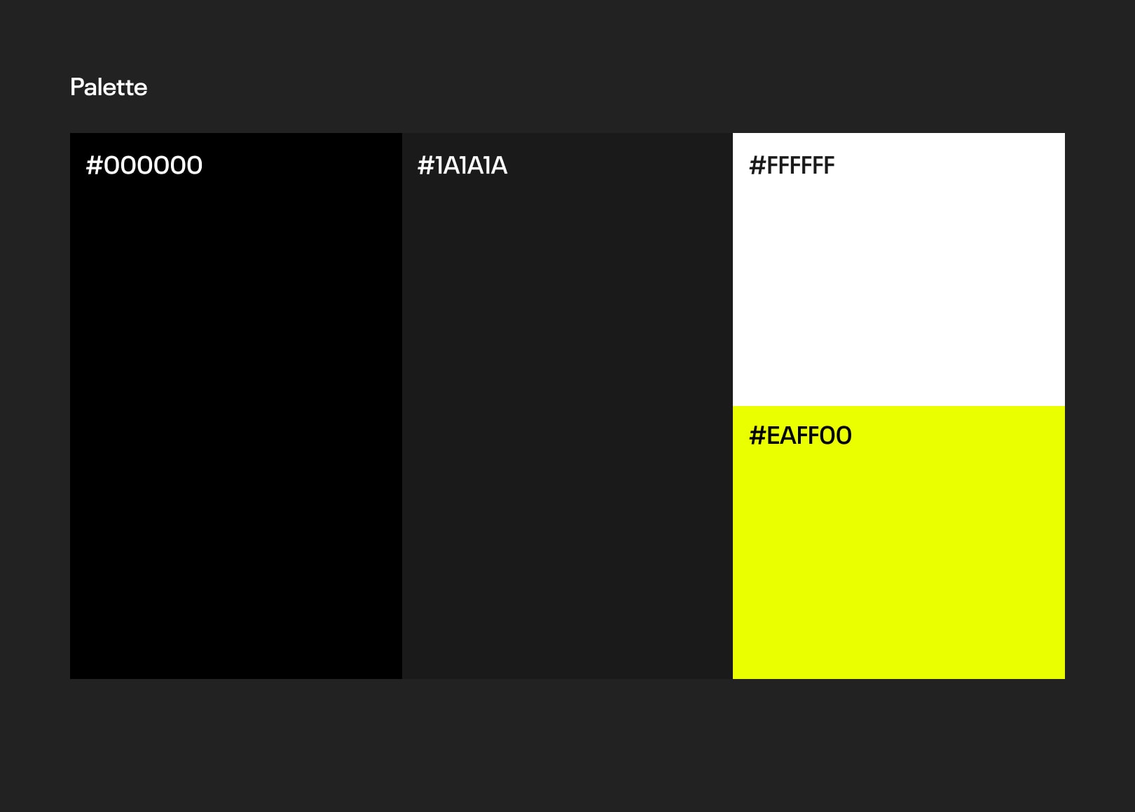 363 Car & Social Club colour palette