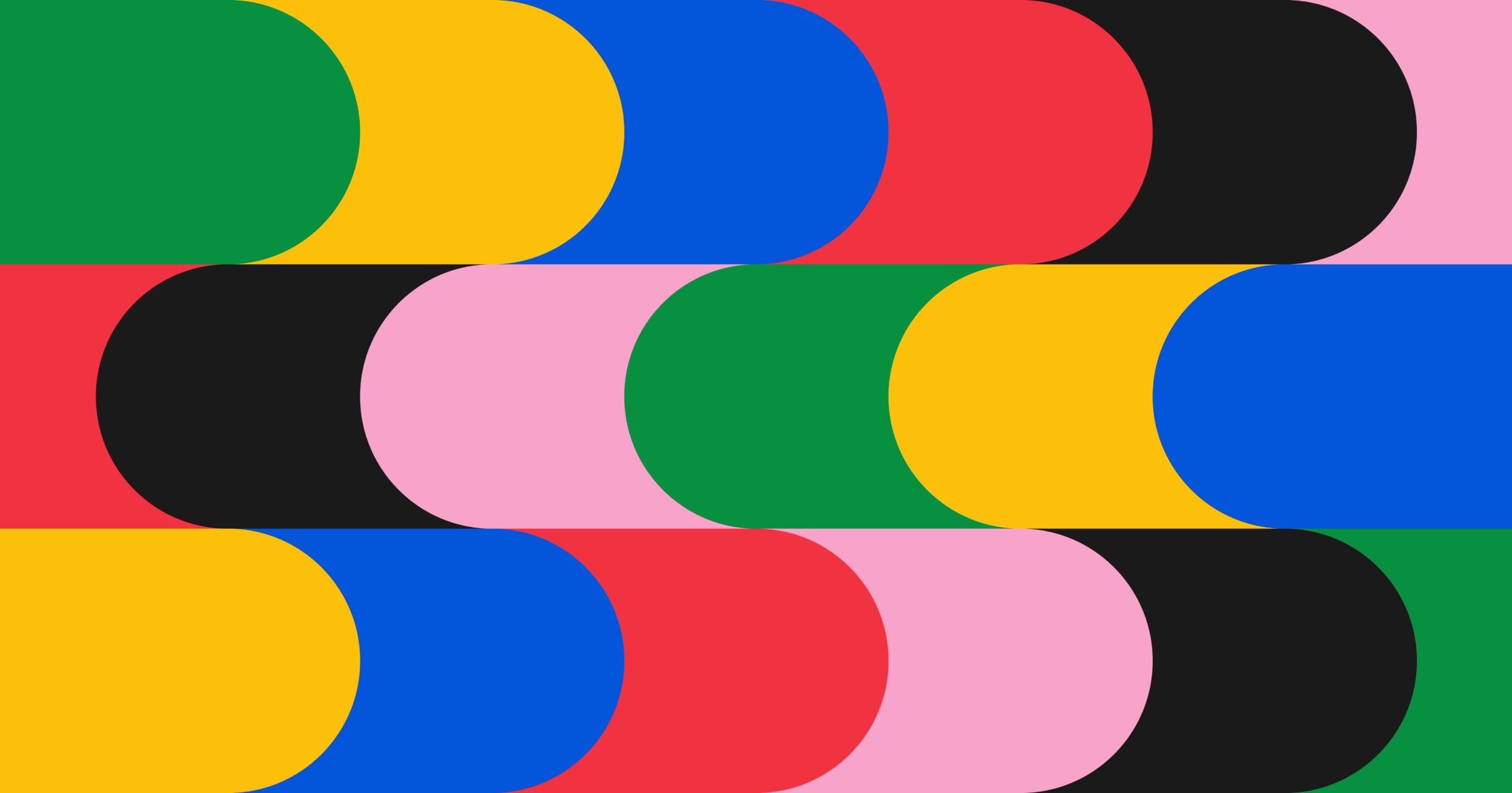 Colourful geometric wave pattern
