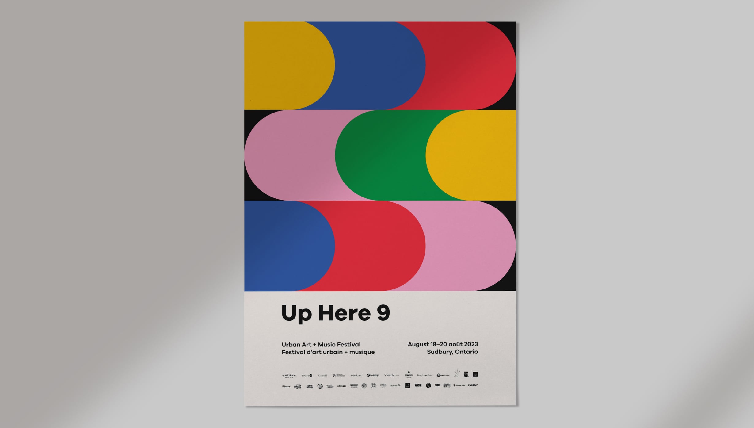Up Here 9 main poster design.